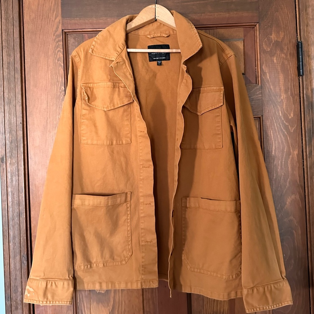 Sanctuary Structured Jacket Cotton w/ Cargo Pockets size Large